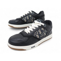 NEUF CHAUSSURES DIOR SNEAKERS B27 UPTOWN BASSE 37 3SN272ZIR TOILE OBLIQUE 990€