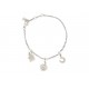 BRACELET CHOPARD HAPPY DIAMOND LUCKY 855811 OR BLANC 18K DIAMANT 0.05 CT 4200€
