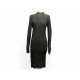 NEUF ROBE CHANEL BOUTON C P41689 CACHEMIRE 40 PAILLETTE FIL METALLISE DORE 4690€