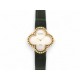 MONTRE VAN CLEEF & ARPELS ALHAMBRA PM 122974 OR JAUNE 18K ET NACRE QUARTZ 9250€