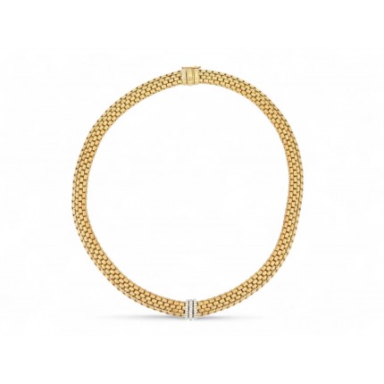 NEUF COLLIER FOPE PANORAMA 43068167 DIAMANTS OR JAUNE 18K 69.5GR NECKLACE 21390€