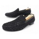 CHAUSSURES LOUIS VUITTON MOCASSINS DAMIER POULAIN NOIR 10 IT 45 FR LOAFERS 790€