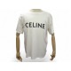 NEUF TSHIRT CELINE LOOSE JERSEY 2X381671Q M 38 OVERSIZE T 52 54 COTON BLANC 450€