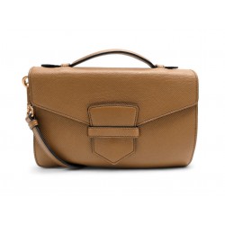 SAC A MAIN PRADA EN CUIR SAFFIANO GOLD BANDOULIERE LEATHER HAND BAG PURSE 1600€