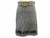 jupe gucci en tweed laine blind for love 38 m logo gg