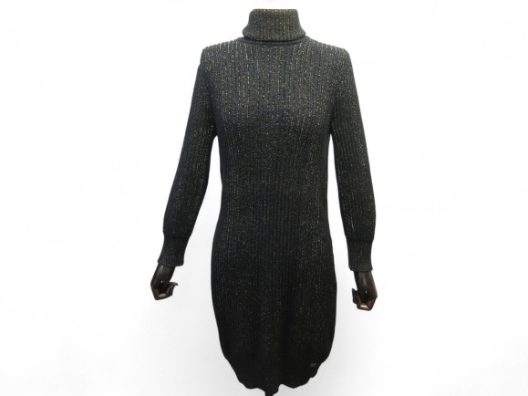 robe chanel pull col roule p41770k03151 38 m cachemire