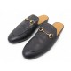 CHAUSSURES GUCCI MOCASSINS MULES PRINCETOWN 426219 37 EN CUIR NOIR SHOES 820€