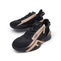 NEUF CHAUSSURES FENDI FLOW 8E8035A BASKETS 39 IT 40 FR TOILE DAIM SNEAKERS 790€ NEUF CHAUSSURES FENDI FLOW 8E8035A BASKETS 39 IT 40 FR TOILE DAIM SNEAKERS 790€