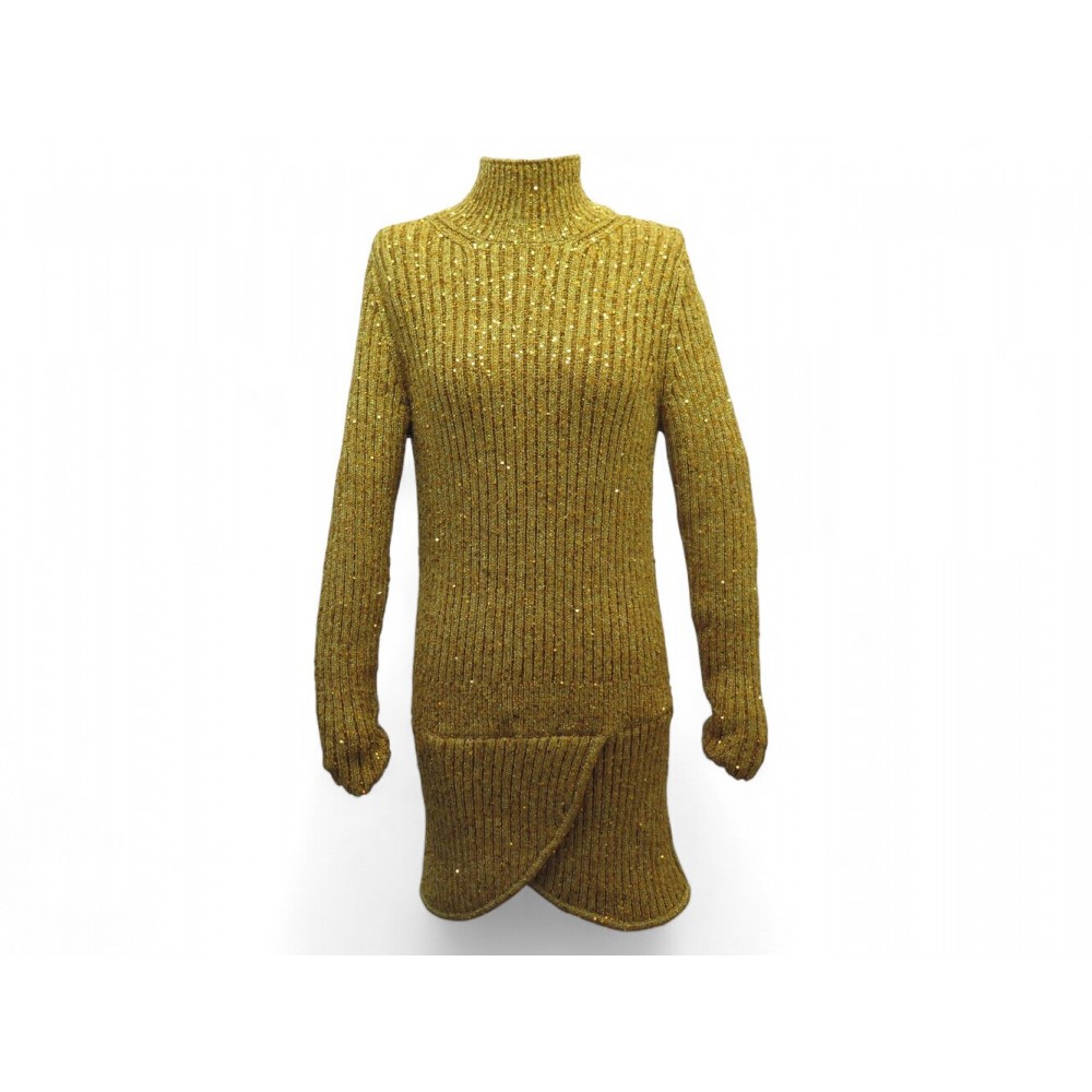 NEUF RARE ROBE CHANEL METIERS D'ART EGYPTE SEQUINS P61646K47249 40 M DRESS 6800€