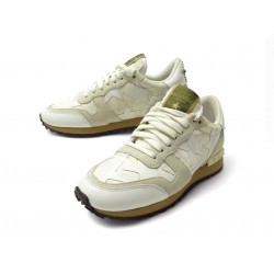 CHAUSSURES VALENTINO ROCKRUNNER ETOILES 36 BASKETS CUIR RAW STARS SNEAKERS 690€ CHAUSSURES VALENTINO ROCKRUNNER ETOILES 36 BASKETS CUIR RAW STARS SNEAKERS 690€