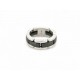 BAGUE CHANEL ULTRA J2636 T53 EN OR BLANC 18K & CERAMIQUE NOIRE BLACK RING 2840€