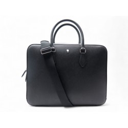 NEUF SACOCHE MONTBLANC 198851 PORTE DOCUMENTS CUIR SARTORIAL BANDOULIERE 1600€