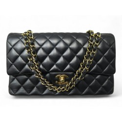 SAC A MAIN CHANEL 11.12 TIMELESS CLASSIQUE MEDIUM EN CUIR NOIR HAND BAG 10300€