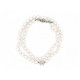 NEUF COLLIER CHANEL SAUTOIR 2023 LOGO CC EN PERLES CHAINE ARGENTE NECKLACE 1190€