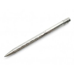 NEUF STYLO BILLE CARTIER SANTOS PM OP000397 ACIER PALLADIE + BOITE BALL PEN 420€