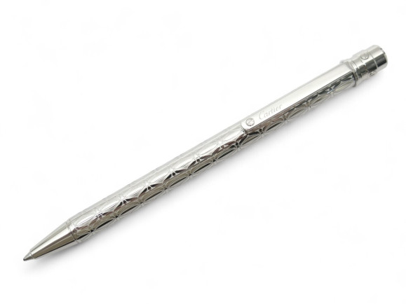 stylo bille cartier santos pm op000397 acier