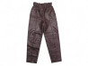  pantalon carotte hermes 38 m en cuir marron new