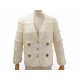 VESTE CHANEL P32947V23062 BOUTONS GRIPOIX 44 L EN TWEED ECRU 2008 JACKET 7500€