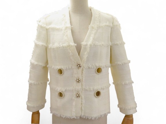 veste chanel p32947v23062 boutons gripoix 44 l en