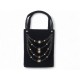 VINTAGE SAC A MAIN CHRISTIAN DIOR MINI CABAS STRASS POCHETTE VELOURS NOIR BAG