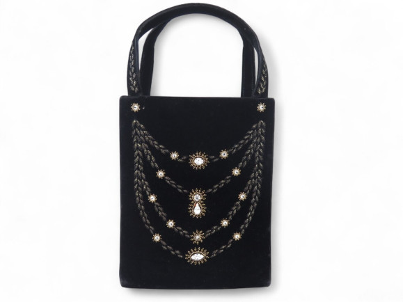 sac a main christian dior mini cabas strass