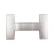 NEUF BOUCLE DE CEINTURE HERMES QUIZZ H EN ACIER BROSSE + POCHON NEW BUCKLE BELT