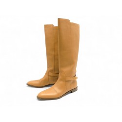 CHAUSSURE BOTTES CAVALIERES CHRISTIAN DIOR VOLTIGE HIGH BOOT 39 CUIR CAMEL 1990€ CHAUSSURE BOTTES CAVALIERES CHRISTIAN DIOR VOLTIGE HIGH BOOT 39 CUIR CAMEL 1990€