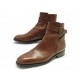CHAUSSURES JM WESTON BOTTINES JODHPUR 722 8.5D 42.5 CUIR MARRON LEATHER 1150€
