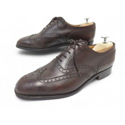 CHAUSSURES MANUFACTURE JM WESTON 375 EN CUIR PERFORE RICHELIEU 10E 44 LARGE 940€