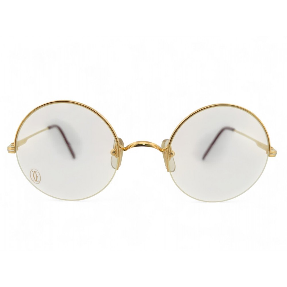VINTAGE NEUF MONTURE DE LUNETTES CARTIER MAYFAIR TRINITY T8100109 BOITE GLASSES