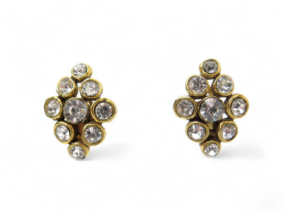 boucles d'oreilles chanel 1970 a clip dorees