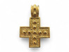  pendentif yves saint laurent croix en metal