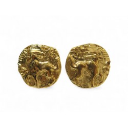 VINTAGE BOUCLES D'OREILLES YVES SAINT LAURENT CHIMERES LIONS GOOSSENS EARRINGS VINTAGE BOUCLES D'OREILLES YVES SAINT LAURENT CHIMERES LIONS GOOSSENS EARRINGS