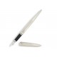 STYLO PLUME CARTIER CALLIGRAPHIE PLATINIUM ACIER PALLADIE + SUPPORT FOUNTAIN PEN
