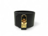 bracelet hermes kelly twist gm t2 en cuir noir