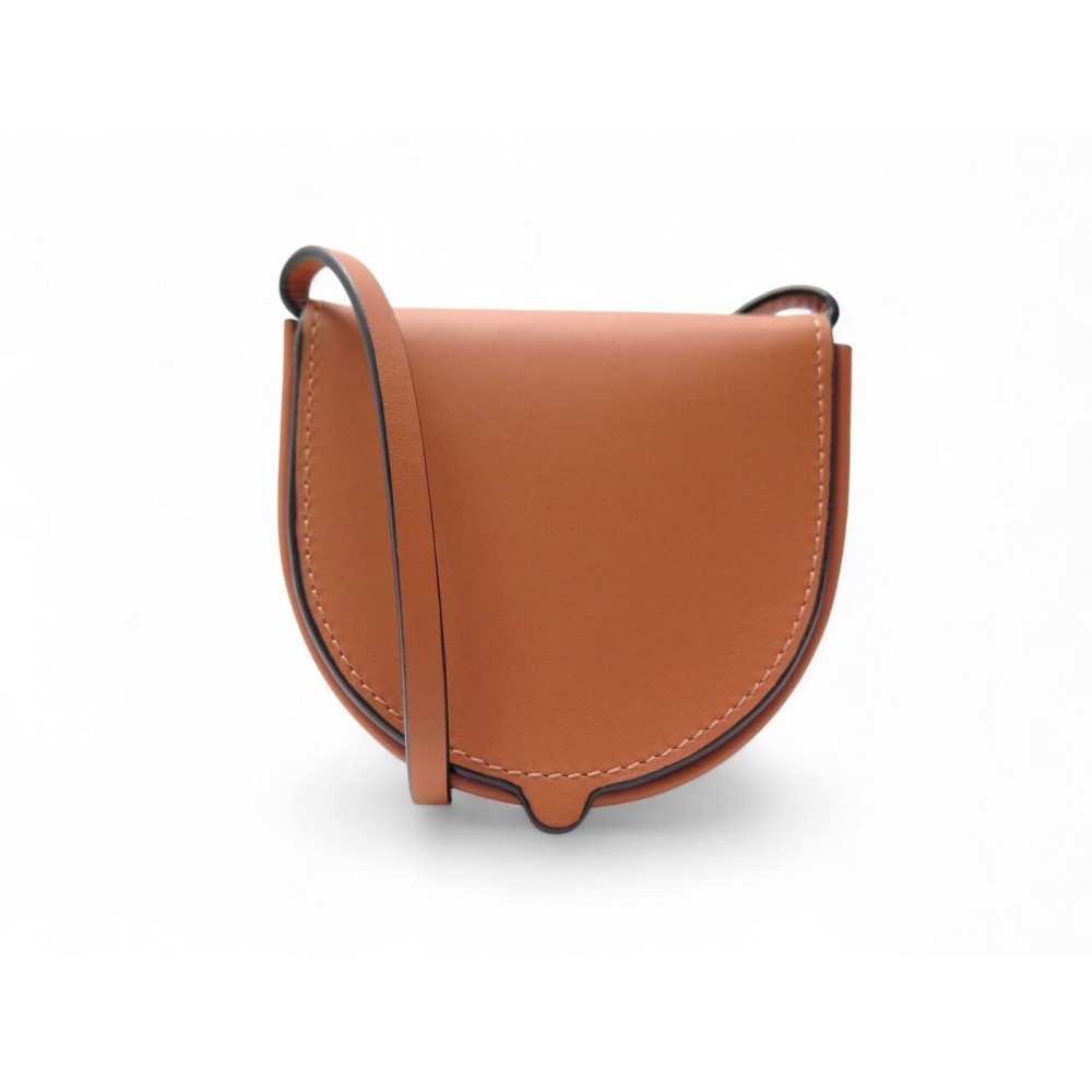 NEUF PETIT SAC POCHETTE LOEWE A TALON BEIGE EN CUIR TAN BANDOULIERE HANDBAG 420€