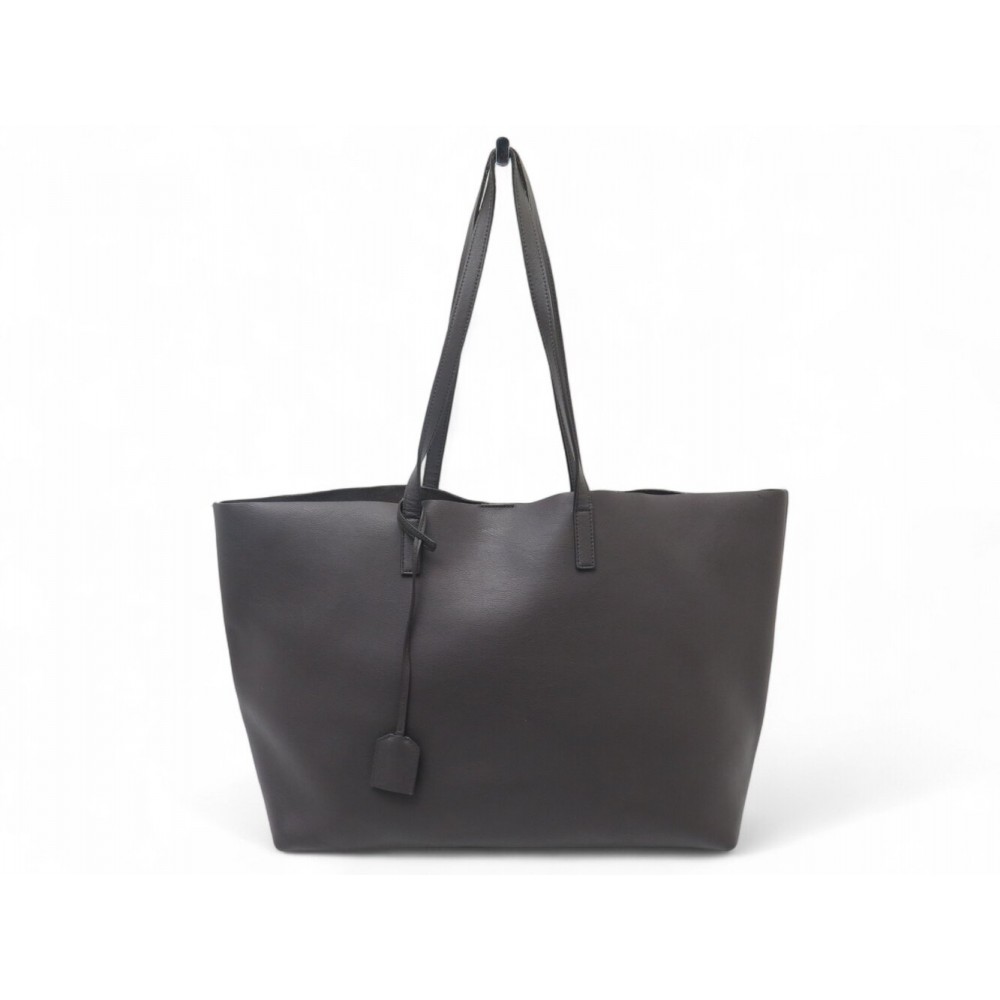 SAC A MAIN SAINT LAURENT SHOPPING 394195 EN CUIR TAUPE CABAS TOTE HAND BAG 1250€