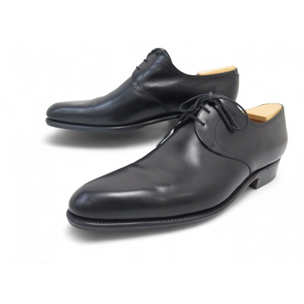 CHAUSSURES JM WESTON 449 DERBY 3 OEILLETS 9.5D 43.5 CUIR EMBAUCHOIRS SHOES 985€