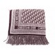NEUF PLAID CHRISTIAN DIOR OBLIQUE LOGO BORDEAUX EN LAINE ANGORA COUVRE LIT 1290€