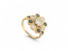 bague marguerite victorienne t51 sertie diamants