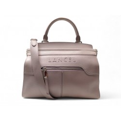 SAC A MAIN LANCEL INES A11907 BANDOULIERE EN CUIR GRAINE LAVANDE HAND BAG 695€