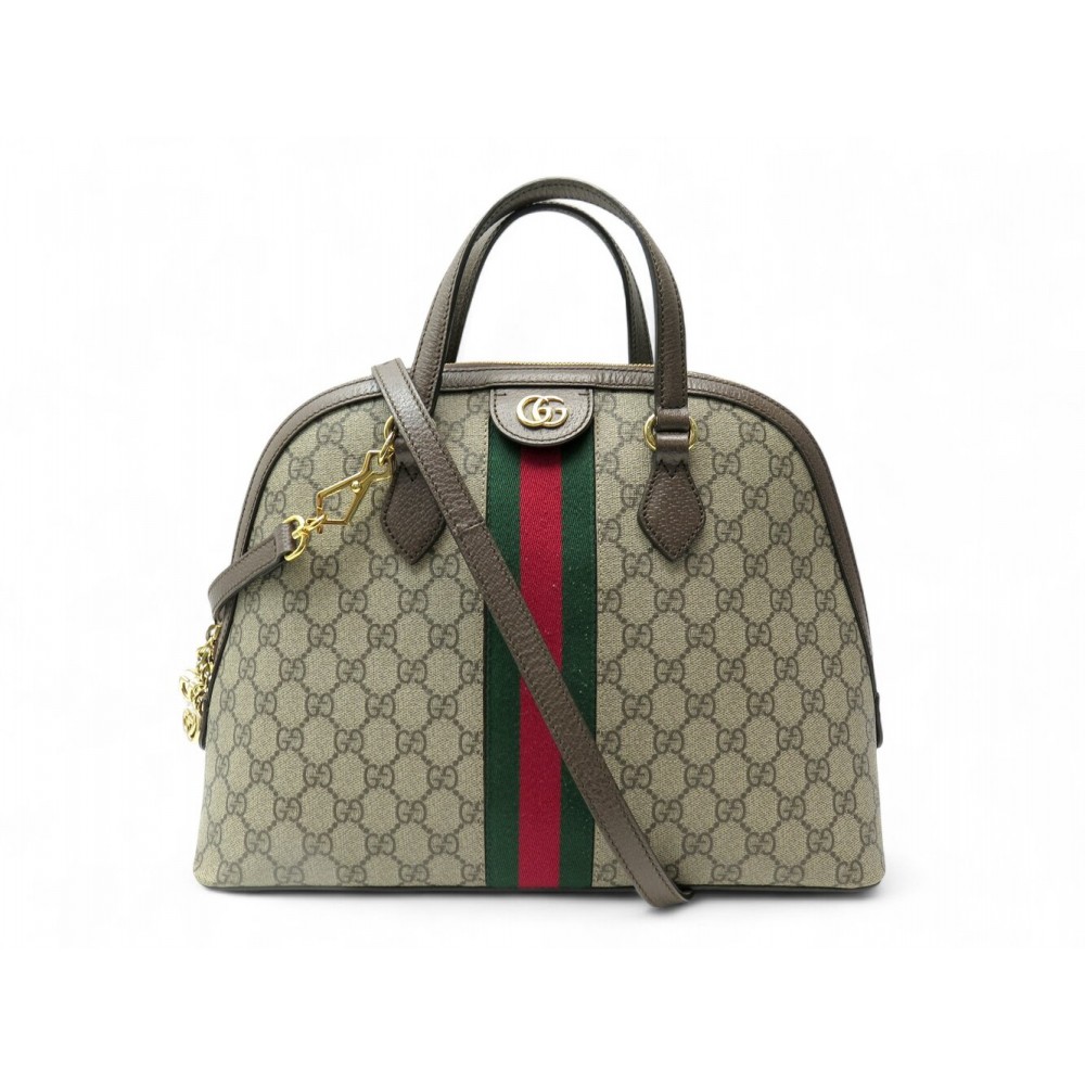 SAC A MAIN GUCCI OPHIDIA BANDE WEB 524533 EN TOILE SUPREME BANDOULIERE BAG 3550€