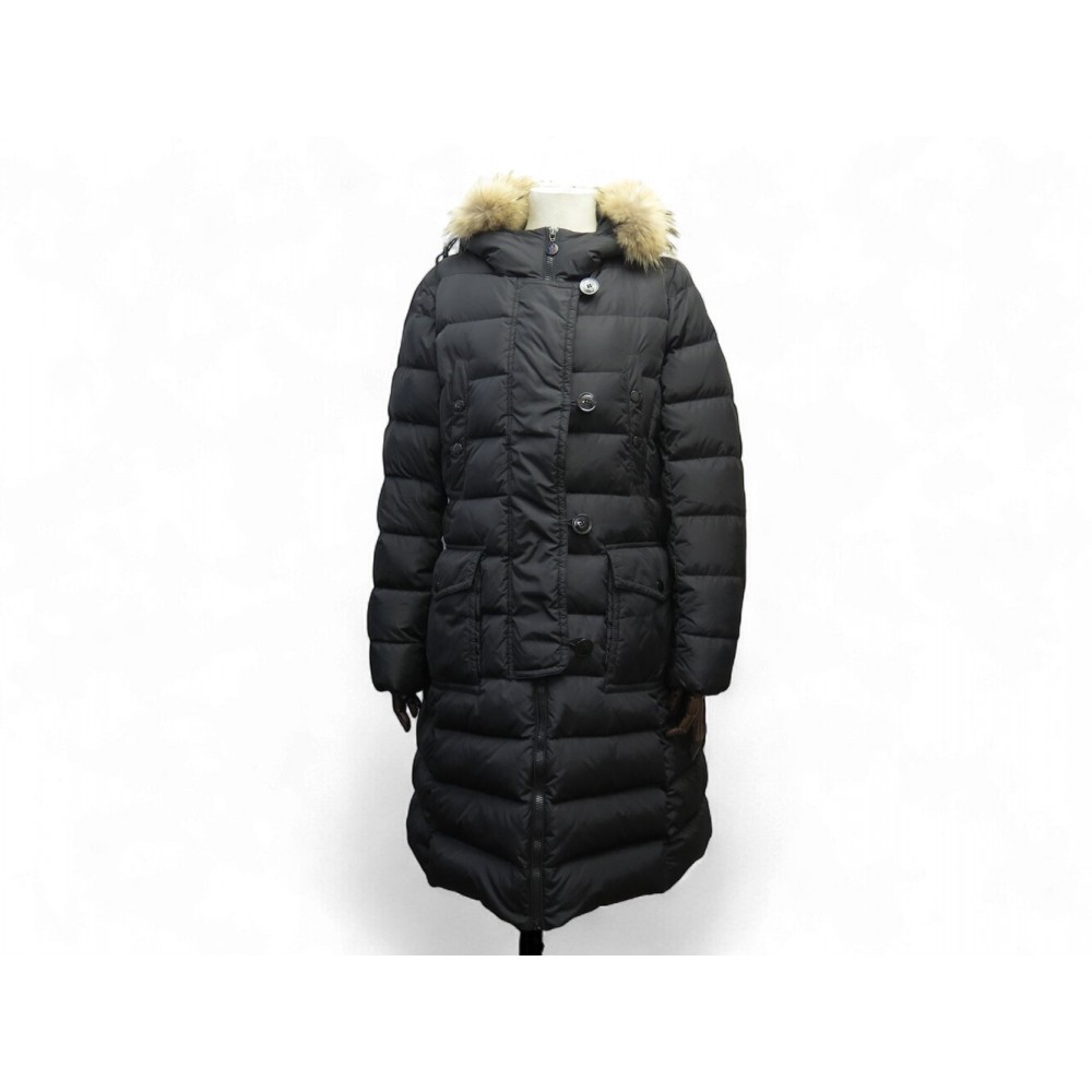 MANTEAU DOUDOUNE MONCLER GENEVRIER 420934991725 T 4 44 L FOURRURE RACCON 1990€