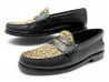 chaussures celine luco mocassins 35 cuir noir