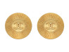  boutons de manchettes chanel 1970 logo cc