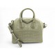 SAC A MAIN GIVENCHY ANTIGONA MINI EN CUIR DE CROCODILE GRIS BANDOULIERE HAND BAG