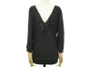 pull christian dior col v plongeant fleurs