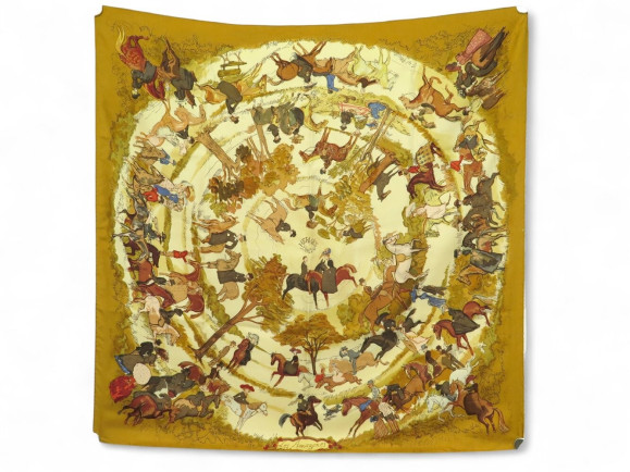  foulard hermes les amazones 1ere edition 1968