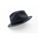NEUF CHAPEAU HERMES 58 EN TOILE COTON BLEU MARINE + BOITE NEW BLUE HAT CAP 450€