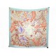 NEUF FOULARD LOUIS VUITTON FLEURS M75809 EN SOIE MULTICOLORE CARRE 90 SCARF 530€